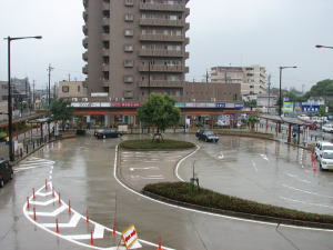 駅北口の様子