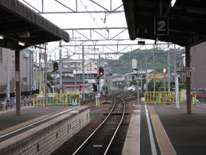 尾張旭駅ホーム栄町方